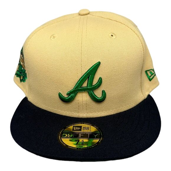 New Era Atlanta Braves South Bend 1999 W Series Patch 59Fifty Hat Sz 7-5/8‎ - Picture 1 of 5
